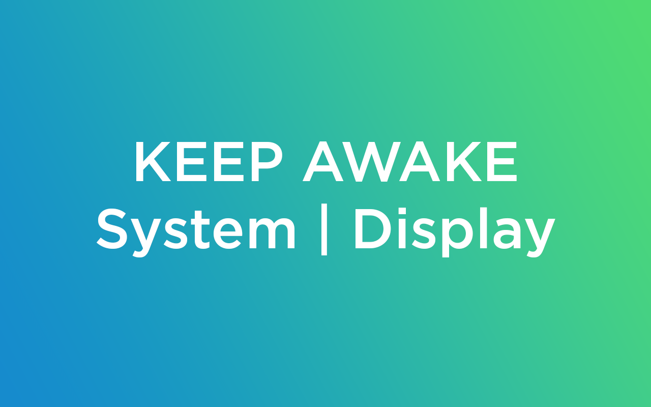 Keep Awake Promo Image