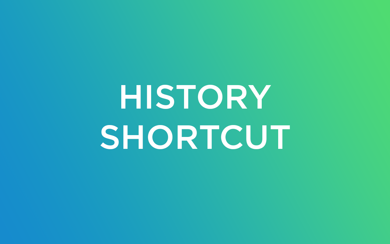 History Shortcut Promo Image